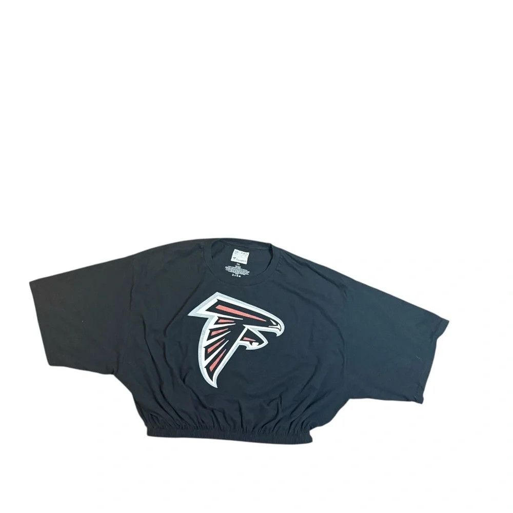 Atlanta Falcons Reworked Crop Top - Picture 2 of 4